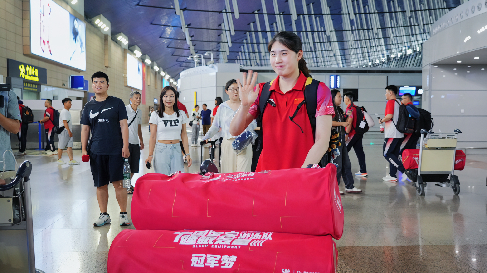 &ldquo;广东造&rdquo;征战奥运赛场 &ldquo;奥运出征垫&rdquo;特殊抢眼